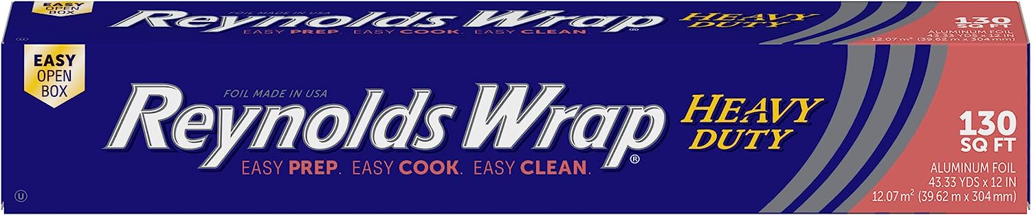 Reynolds Wrap Heavy Duty Aluminum Foil, 130 Square Feet - 24hrsmart
